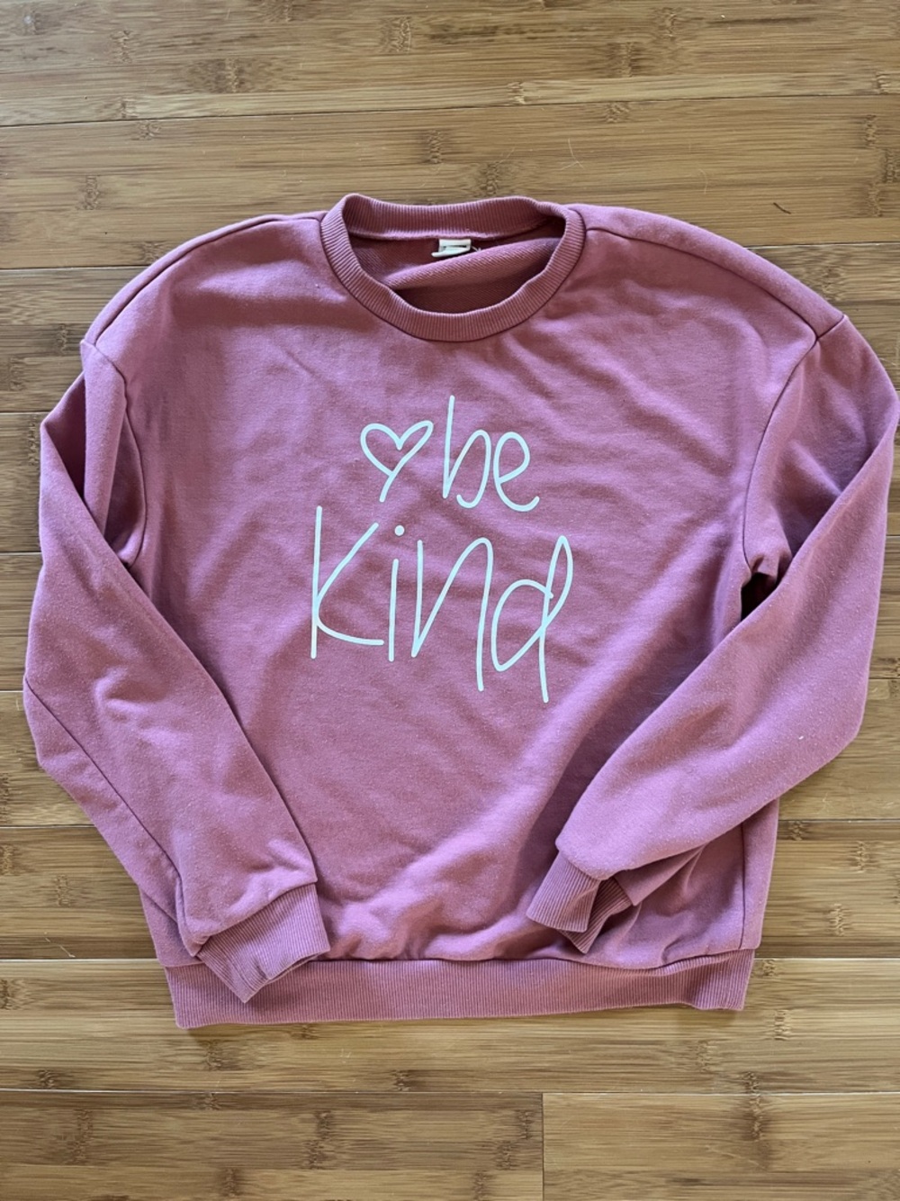 Be Kind Pink Pullover Sweatshirt